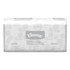 Kleenex® Premiere Folded Towels, 9.4 x 12,4, White, 120/Pack, 25 Packs/Carton