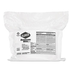 Clorox® Disinfecting Wipes, Fresh Scent, 7 x 8, 700/Bag Refill, 2/Carton