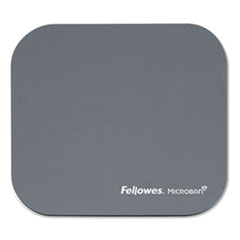 Fellowes® Mouse Pad with Microban Protection, 9 x 8, Graphite