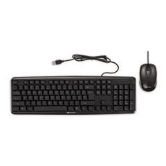Innovera® Slimline Keyboard and Mouse, USB 2.0, Black