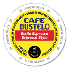 Café Bustelo Espresso Style K-Cups, 24/Box