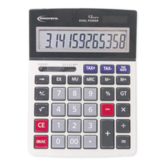 Innovera® 15975 Large Display Calculator, 12-Digit LCD