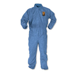 KleenGuard™ A60 Elastic-Cuff, Ankle and Back Coveralls, X-Large, Blue, 24/Carton