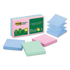 Post-it® Greener Notes Original Recycled Pop-up Notes