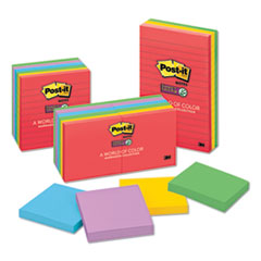 Post-it® Notes Super Sticky Pads in Playful Primary Colors