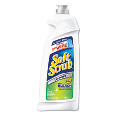 Soft Scrub® Cleanser with Bleach 24 oz Bottle, 9/Carton