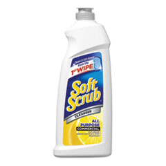 Soft Scrub® All Purpose Cleanser, Lemon Scent 36 oz Bottle, 6/Carton