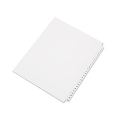 7530014072250, SKILCRAFT Table of Contents Index, Allstate Style, 25-Tab, 1 to 25, 11 x 8.5, White, 1 Set