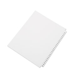 7530014072248, SKILCRAFT Table of Contents Indexes, Avery Style, 26-Tab, 26 to 50, 14 x 8.5, White, 1 Set