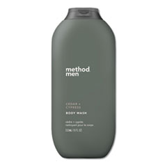 Method® Mens Body Wash, Cedar and Cyprus, 18 oz, 6/Carton