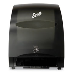 Scott® Essential Electronic Hard Roll Towel Dispenser, 12.7 x 9.57 x 15.76, Black