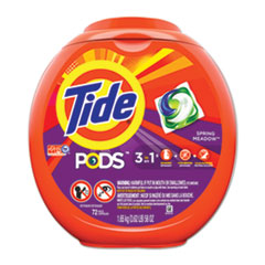Tide® Detergent Pods, Spring Meadow Scent, 72 Pods/Pack