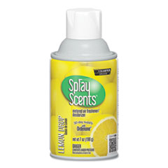 Chase Products Champion Sprayon SPRAYScents Metered Air Freshener Refill, Lemon, 7 oz Aerosol, Spray 12/Carton