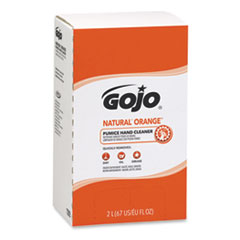 GOJO® NATURAL ORANGE Pumice Hand Cleaner Refill, Citrus Scent, 2,000mL, 4/Carton
