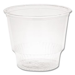 Pactiv Evergreen EarthChoice Recycled Clear Plastic Sundae Dish, 12 oz, Clear, 50 Dishes/Bag, 20 Bag/Carton