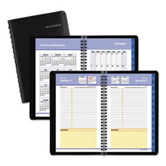 AT-A-GLANCE® 800 Range Weekly/Monthly Appointment Book, 11 x 8.25, Black Cover, 12-Month (Jan to Dec): 2023
