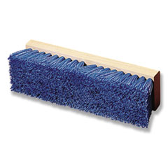 Carlisle Deck Scrub, 2" Blue Polypropylene Bristles, 10" Brush