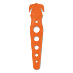 Westcott® Safety Cutter, 1.2" Blade, 5.75" Plastic Handle, Orange, 5/Pack