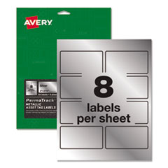 Avery® PermaTrack® Metallic Asset Tag Labels