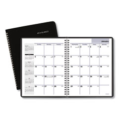 AT-A-GLANCE® DayMinder Monthly Planner with Notes Column, Ruled Blocks, 8.75 x 7, Black Cover, 12-Month (Jan to Dec): 2023