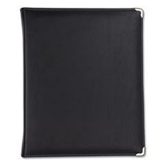 Samsill® Classic Collection Zipper Ring Binder, 3 Rings, 1.5" Capacity, 11 x 8.5, Black