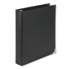Samsill® Classic Collection Ring Binder, 3 Rings, 1.5" Capacity, 11 x 8.5, Black