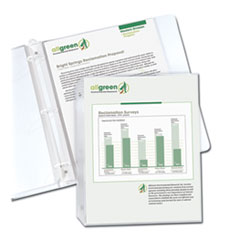 C-Line® Recycled Polypropylene Sheet Protectors, Reduced Glare, 2", 11 x 8.5, 100/Box