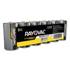 Rayovac® Ultra Pro Alkaline D Batteries, 6/Pack
