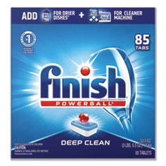 FINISH® Powerball Dishwasher Tabs, Fresh Scent, 85/Box