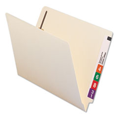 A7016054 Pressboard 10 per Box Gray 4-Part Legal Size Wilson Jones Classification Folders with Fasteners 