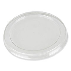 Durable Packaging Dome Lids for 3.25" Round Containers, 3.25" Diameter, Clear, Plastic, 1,000/Carton