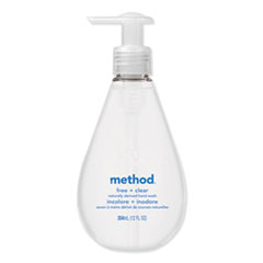 Method® Gel Hand Wash, Fragrance-Free, 12 oz Pump Bottle