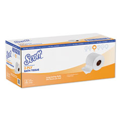 Scott® Essential Standard Roll Bathroom Tissue for Small Businesses, Septic Safe, 2-Ply, White, 550 Sheets/Roll, 20 Rolls/Carton