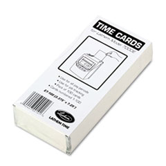 Lathem® Time Time Clock Cards for Lathem Time 7000E, Two Sides, 3.5 x 7.25, 100/Pack
