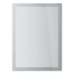 Durable® DURAFRAME SUN Sign Holder, 8.5 x 11, Silver Frame, 2/Pack