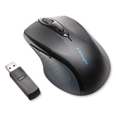Kensington® Pro Fit Full-Size Wireless Mouse, 2.4 GHz Frequency/30 ft Wireless Range, Right Hand Use, Black