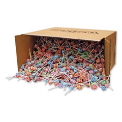 Spangler® Dum-Dum-Pops, Assorted Flavors, Individually Wrapped, Bulk 30 lb Carton