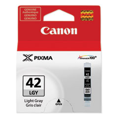 Canon® 6391B002 (CLI-42) ChromaLife100+ Ink, Light Gray