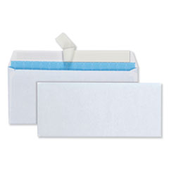 Quality Park™ Security Envelope, #10, Commercial Flap, Redi-Strip Adhesive Closure, 4.13 x 9.5, White, 500/Box
