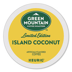 Island Coconut Coffee K-Cup Pods, 24/Box