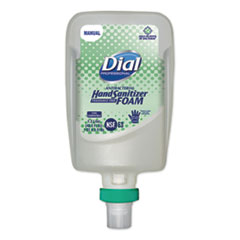 Dial® Professional Antibacterial Foaming Hand Sanitizer Refill for FIT Manual Dispenser, 1.2 L Bottle, Fragrance-Free, 3/Carton