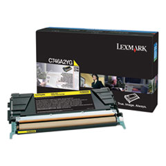 Lexmark™ C746A2YG Toner, 7,000 Page-Yield, Yellow