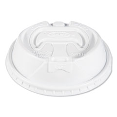 Dart® Optima Reclosable Lids for Paper Hot Cups, Fits 10 oz to 24 oz Cups, White, 1,000/Carton