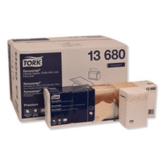 Tork® Premium Xpressnap Interfold Dispenser Napkins, 2-Ply,13x8.5, White,500/PK,8PK/CT