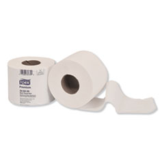 Tork® Premium Bath Tissue, Septic Safe, 2-Ply, White, 3.75" x 4", 625 Sheets/Roll, 48 Rolls/Carton