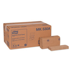 Tork® Universal Multifold Hand Towel, 9.13 x 9.5, Natural, 250/Pack,16 Packs/Carton