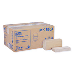Tork® Multifold Hand Towel, 1-Ply, 9.13 x 9.5, Natural, 250/Pack, 16 Packs/Carton