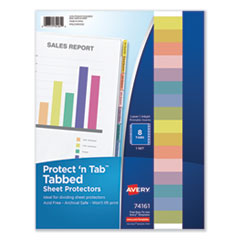 Avery® Protect 'n Tab™ Tabbed Sheet Protectors