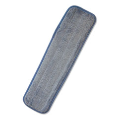 Impact® Microfiber Looped Wet Mops, 18 x 5, Blue