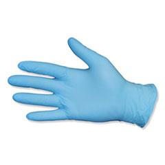 Impact® Pro-Guard Disposable Powder-Free General-Purpose Nitrile Gloves, Blue, Small, 100/Box, 10 Boxes/Carton